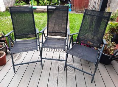 Garden chairs x 3