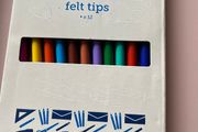 12 Felt Tip Markers