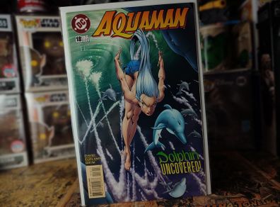 Aquaman ! Issue #18 ! Origin of Dolphin, Ocean Master returns ! 1996 ! by DC Comics !