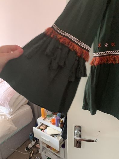 canvas tassel jacket