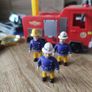 Fireman Sam Jupiter Fire Engine with Fireman Sam Action Figure vintage Image 2