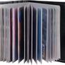 New Black Slim Cardholder for Men Women,Credit Card Holder, 24 Card Slots Wallet + Spare Blue Swapable Holder Image 6