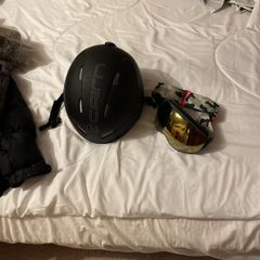 ski Goggles and helmet