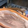 Michael Kors Tote Bag - Like New - Vanilla MK Logo & Tan Leather - Large Image 3