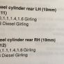 Peugeot 205 brake wheel cylinders BWC3206 & BWC3207 Image 2
