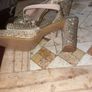 Ladies Sparkly Sandals Image 5