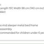 Awesome Kids Mid Sleeper Bunk Image 2