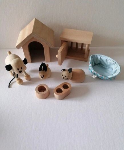 Wooden Pets Play Set (8 Pieces)