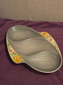 1950's Shorter and Sons Serving Dish - Hand Painted