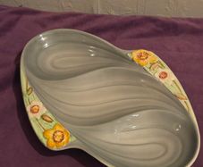 1950's Shorter and Sons Serving Dish - Hand Painted