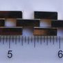Vintage  1950s Mens 18K RG Gold Tank Bracelet Modernist MCM - Rolled Gold Image 8