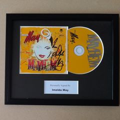 Imelda May autographed CD mounted and framed