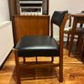 Mid century modern leather chair Image 3