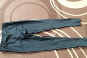 Girls black leggings modern dance 7-9yo