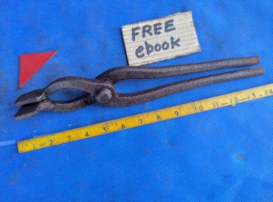 Blacksmiths Broad Flat Tongs