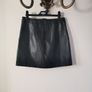 Girls black leather skirt Image 2