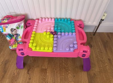 Mega Blocks Table and Blocks
