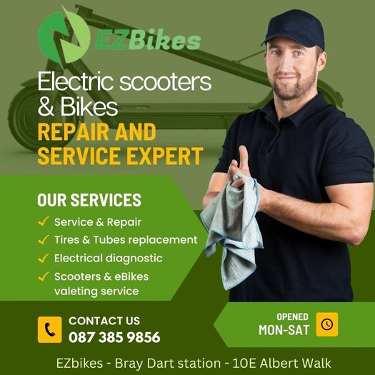 Electric scooter and Bikes repair in Bray