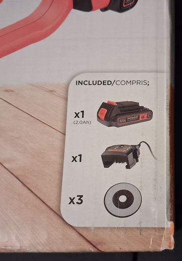 Black and decker battery angle grinder