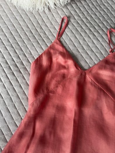 BNWT Zara Pink Satin Slip Mini Dress XS