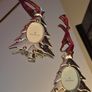 Newbridge Silver Christmas Tree Frame Decoration, New, Stored Image 5