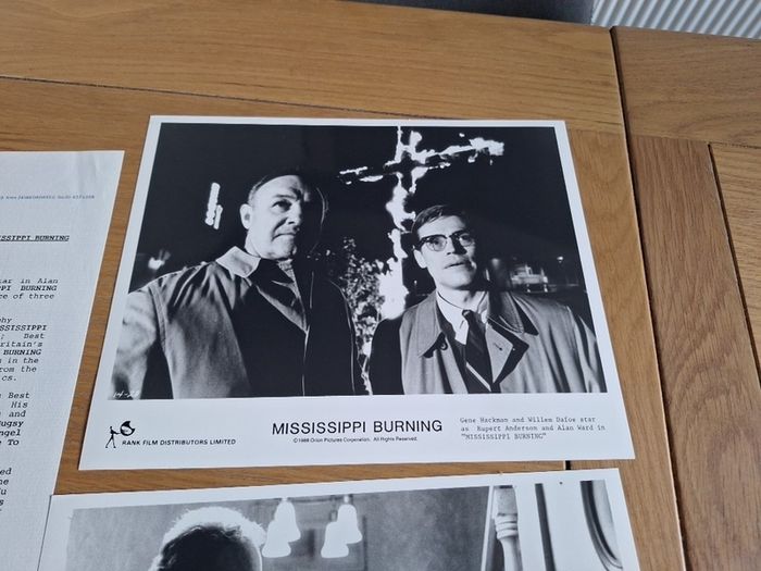 Mississippi Burning Movie Press Book And Photos