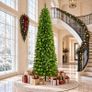 8FT Slim Pre-Lit Artificial Pencil Christmas Tree Image 2