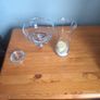 Glassware- candle holders, bowl Image 6