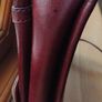 RARE Vintage "Three Bags of Finland" Burgundy Genuine Leather Crossbody / Shoulder Bag Image 6