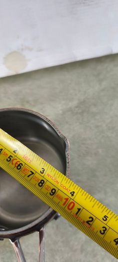 C CROFTON 20 / 16 stainless steel copper plated saucepan featuring internal volume measurement markings. .0.3 L.