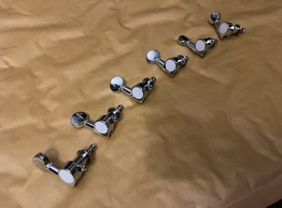 Stratocaster machine heads tuners 6 line electric guitar Jackson esp Ibanez charvel telecaster Fender parts accessories