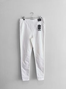 New Dunnes Stores High-Waisted White Jeggings