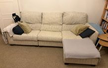 Sofa with chaise