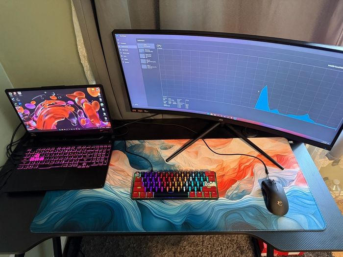 Gaming Laptop+200hz Monitor