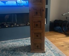 Mexican Pine-Solid Wood Slim drawers