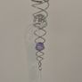 Crystal sun catcher wind spinner Image 3