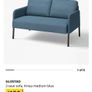 Ikea Glostad 2 seater sofa - blue Image 2