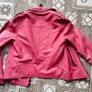 Vintage De Luxe - Fuchsia Leather Bomber Jacket Image 7
