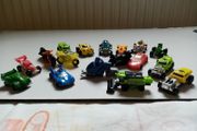 Bundle of small plastic cars