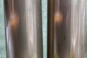 Vintage Two Irish Army Brass Artillery Shell 1954