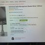 Universal Cable Management Basket Silver 1200mm Image 6