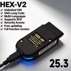VCDS VAG COM  HEX V2 Update For VCDS hex v2 vagcom Car Diagnostics Tools VAG Scanner