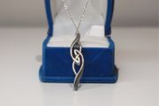 Vintage Kit Heath Sterling Silver Celtic Knot Pendant and Chain
