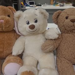 3 x Build a bear teddy's