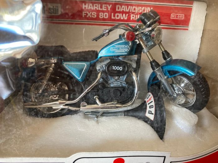 Harley Davidson FXS 80 Low Ride Scale 1/15 Rare Polistil