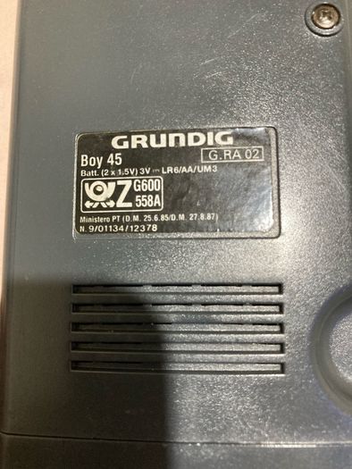 Grundig Boy 45 handheld radio