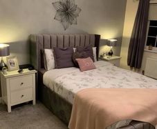 Indiana Wingback Frame Beds