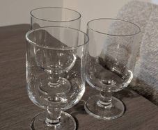 Crystal water glasses