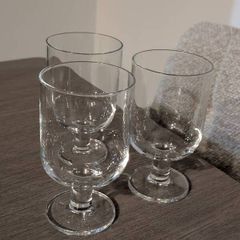 Crystal water glasses