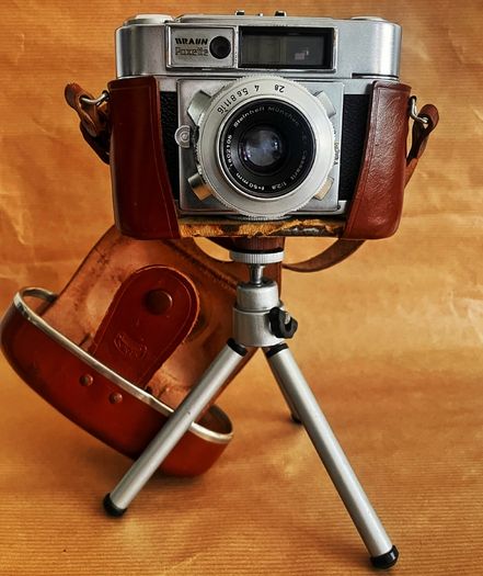 Braun Paxette Ii 35mm Film Range Finder Camera Steinheil Cassarit 1:2.8 F=50mm